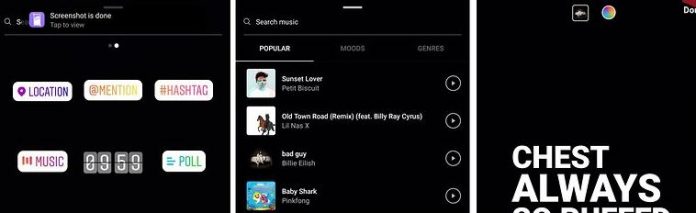 Cara menampilkan lirik lagu Secara Otomatis di Instagram Story