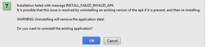 Processed installed failed