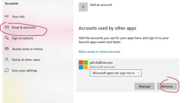 Cara Menghapus Akun Microsoft di Windows 10 - Bacolah.com
